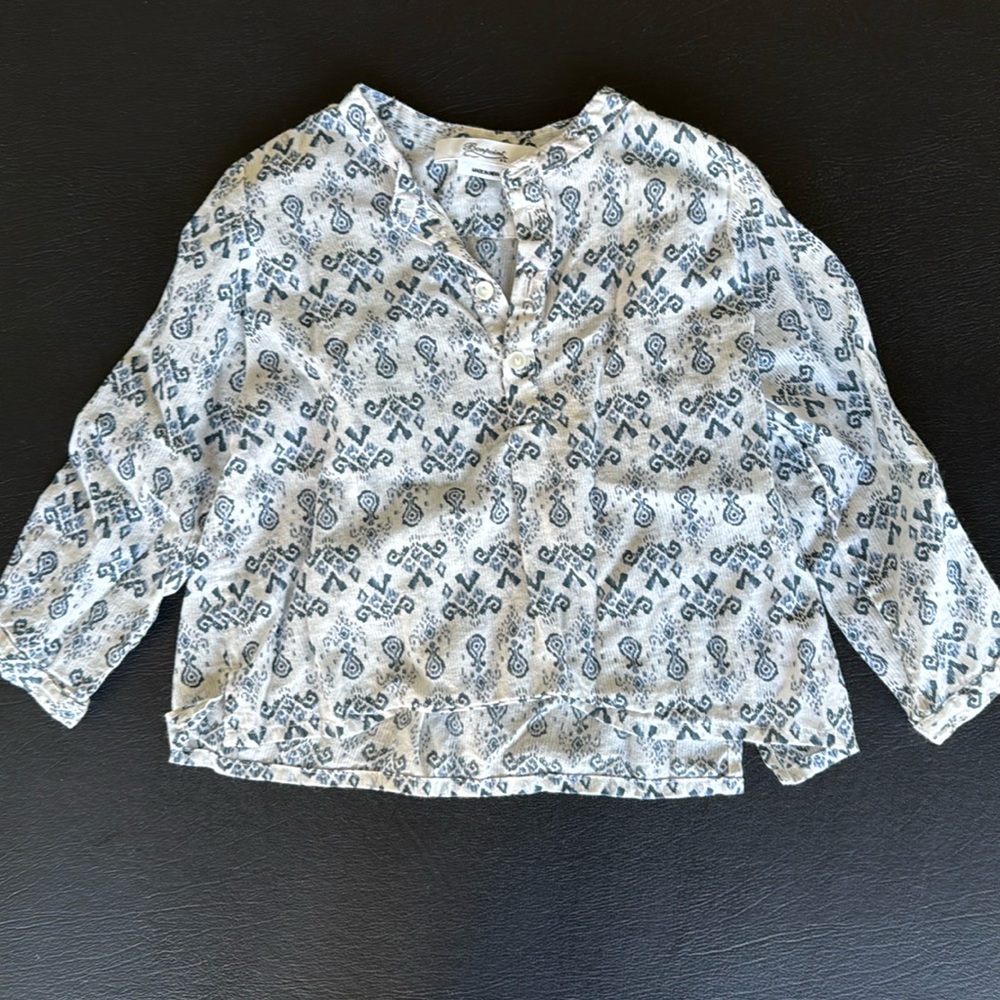 Bonpoint Paisley Blouse. Size 18M.